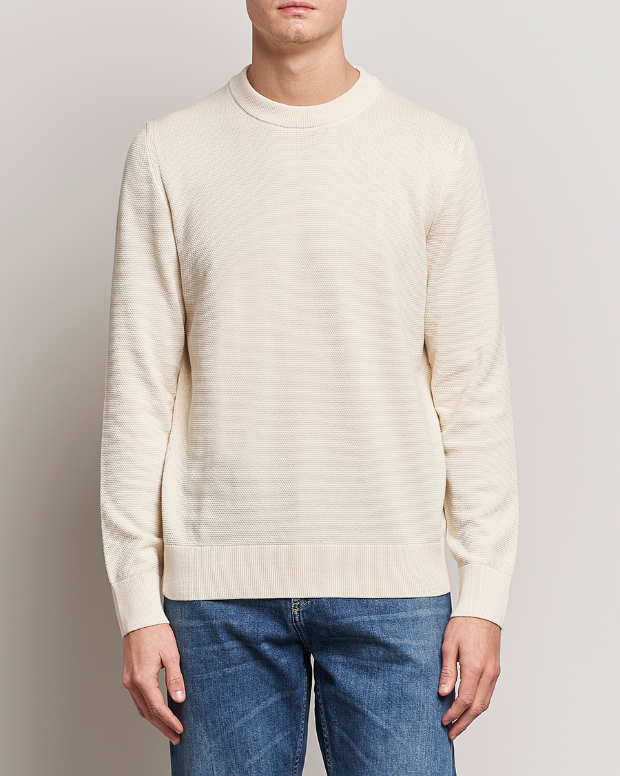 Men | BOSS BLACK | BOSS BLACK | Ecaio Knitted Sweater Open White