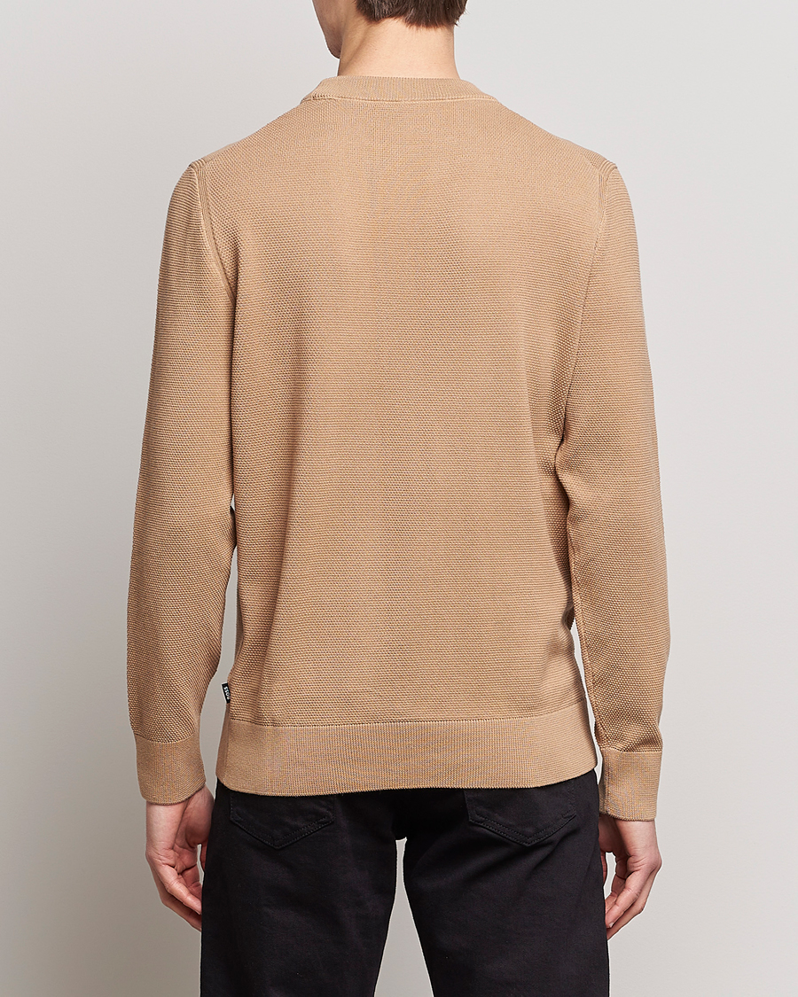 Men | Sweaters & Knitwear | BOSS BLACK | Ecaio Knitted Sweater Medium Beige