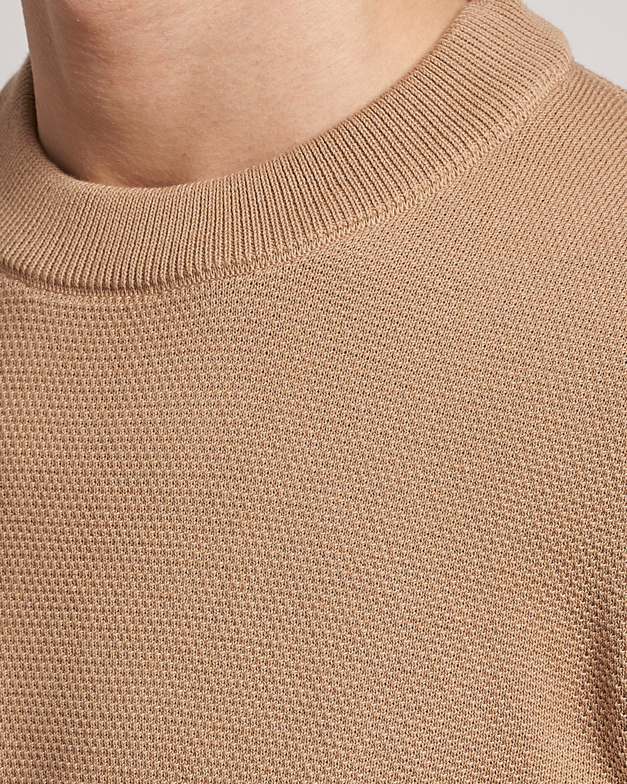 Men | Sweaters & Knitwear | BOSS BLACK | Ecaio Knitted Sweater Medium Beige
