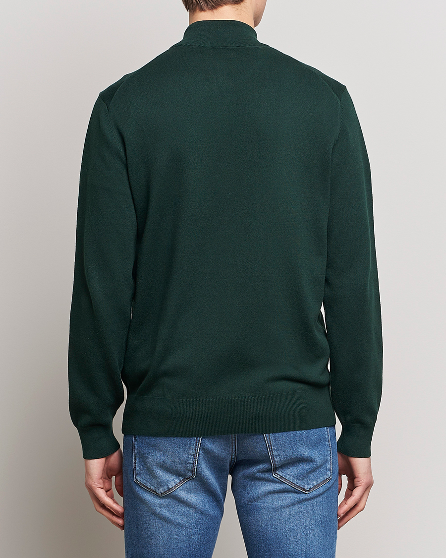 Men | Sweaters & Knitwear | BOSS BLACK | Palano Knitted Full-Zip Open Green