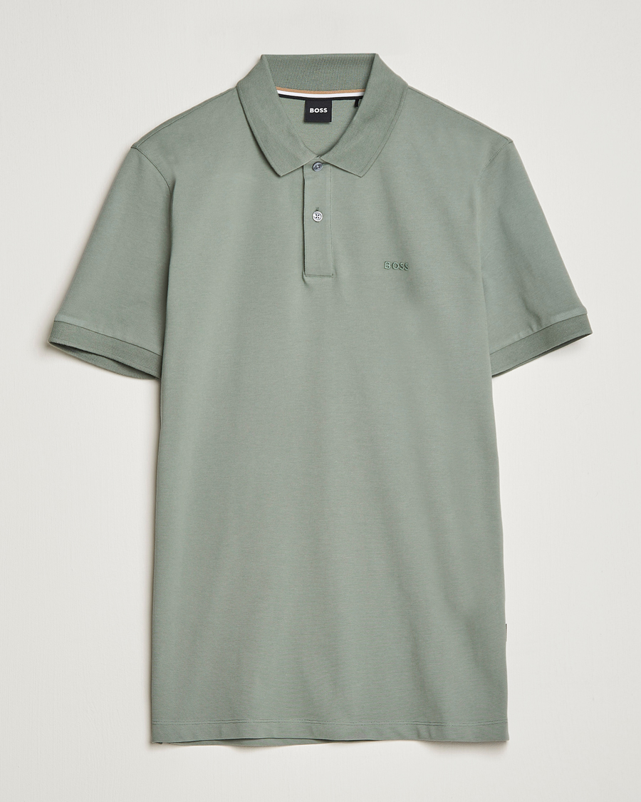 Men | Polo Shirts | BOSS BLACK | Pallas Polo Open Green