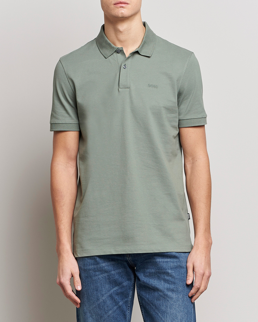 Men | Polo Shirts | BOSS BLACK | Pallas Polo Open Green