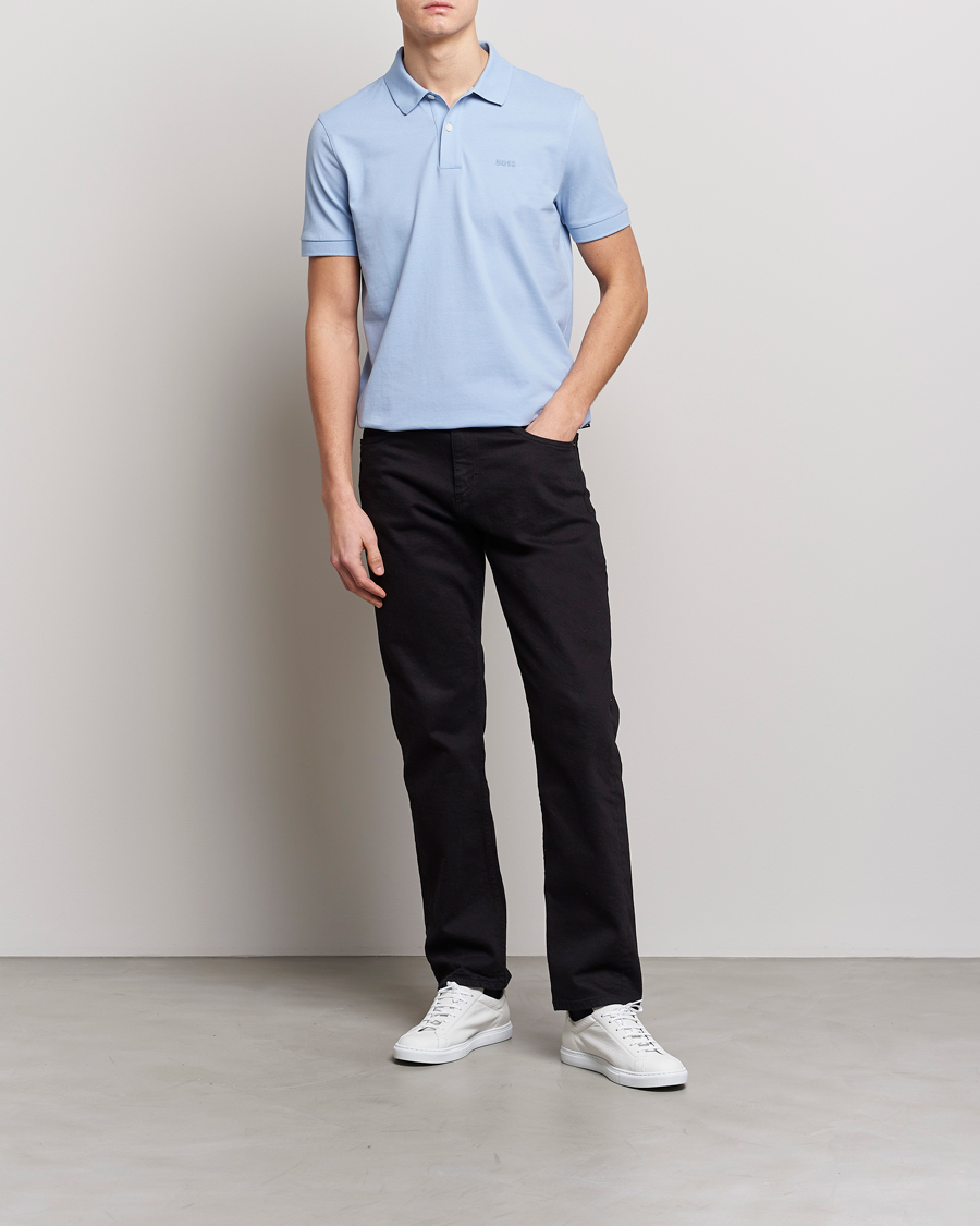 Men | Polo Shirts | BOSS BLACK | Pallas Polo Open Blue