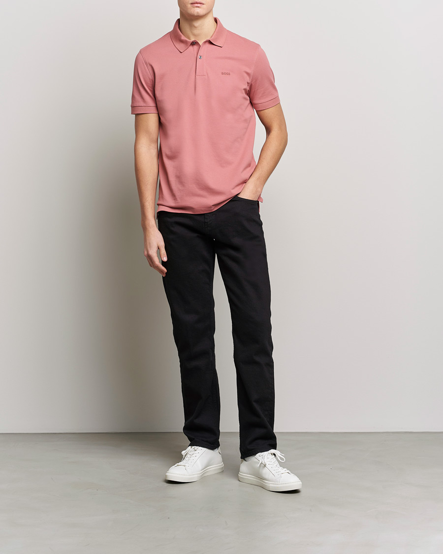 Men | Polo Shirts | BOSS BLACK | Pallas Polo Open Pink