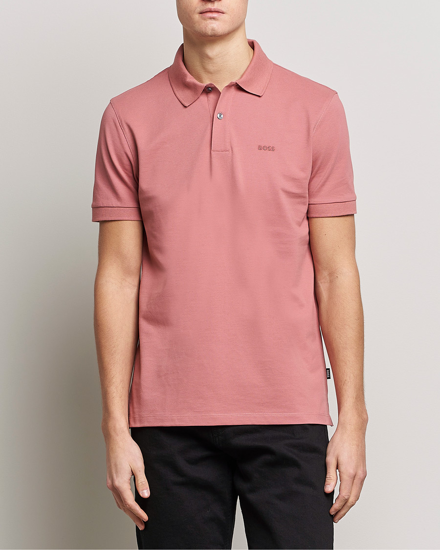 Men | Polo Shirts | BOSS BLACK | Pallas Polo Open Pink