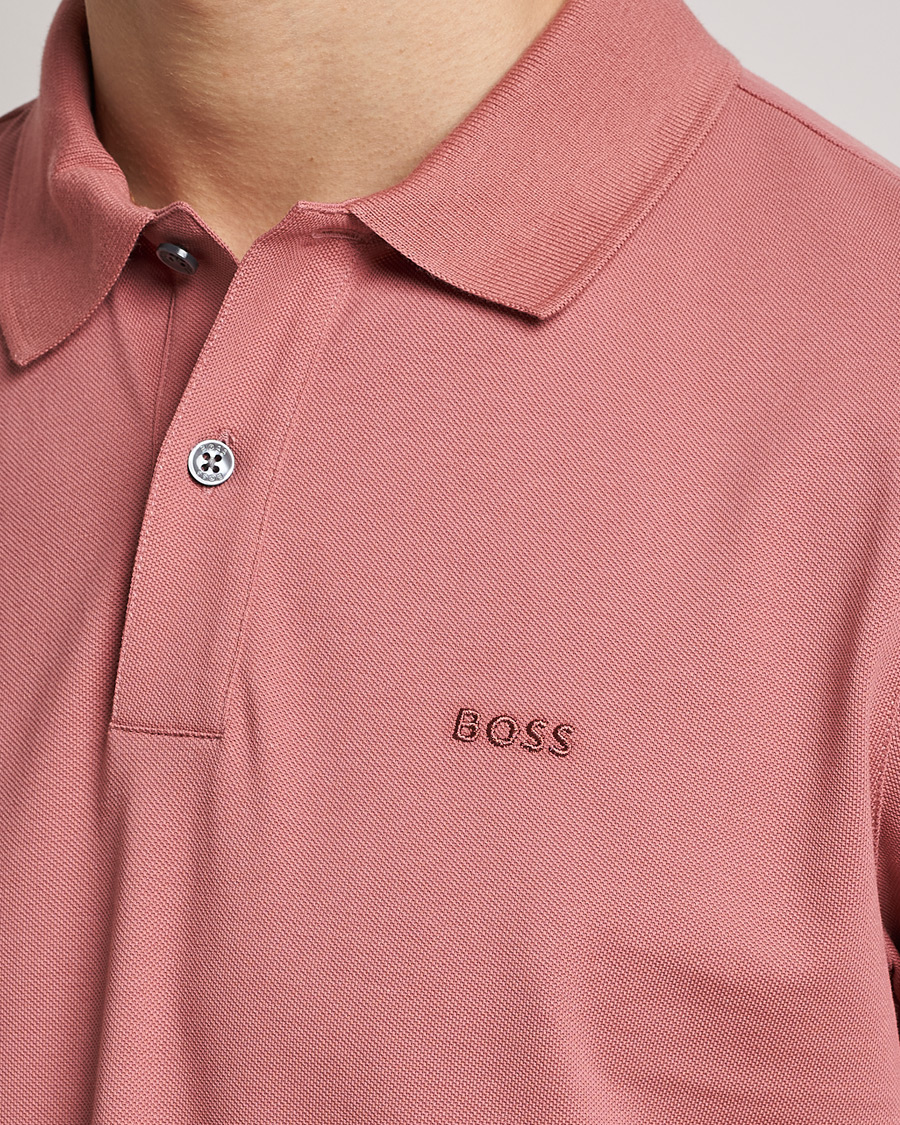 Men | Polo Shirts | BOSS BLACK | Pallas Polo Open Pink
