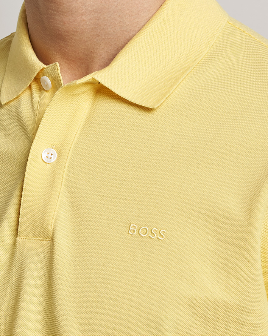 Men | Polo Shirts | BOSS BLACK | Pallas Polo Bright Yellow