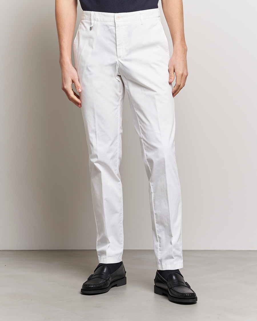 Men | BOSS BLACK | BOSS BLACK | Genius Cotton Trousers White