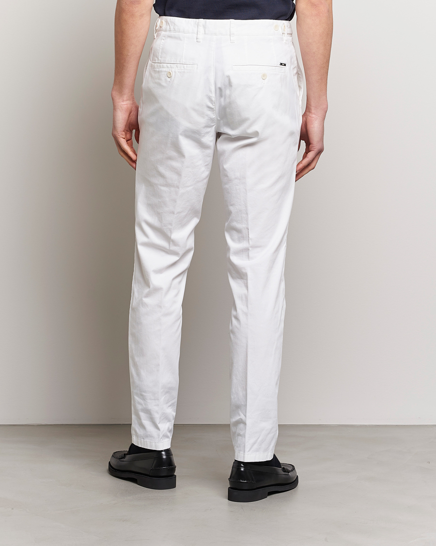 Men | Trousers | BOSS BLACK | Genius Cotton Trousers White