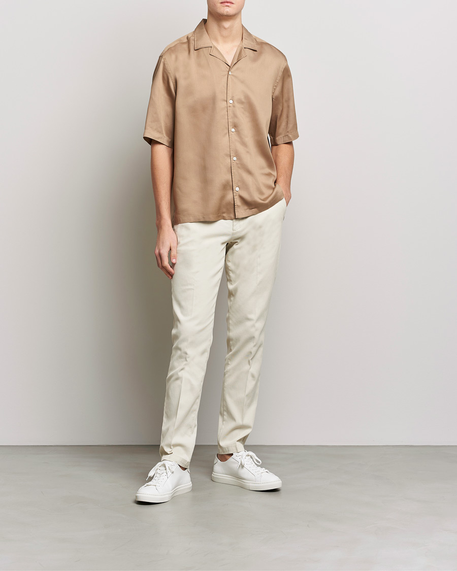 Men | Trousers | BOSS BLACK | Kaito1 Structured Trousers Open White