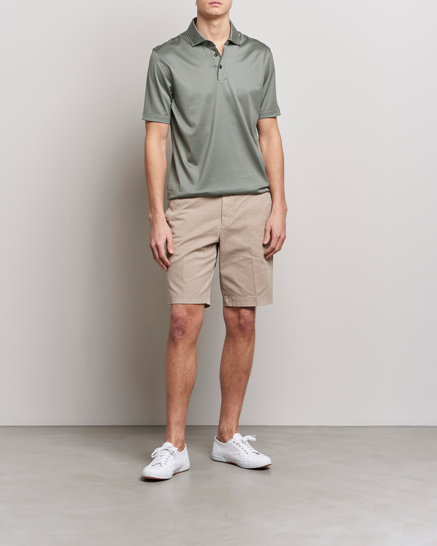 Men | Shorts | BOSS BLACK | Slice Chino Shorts Open Beige
