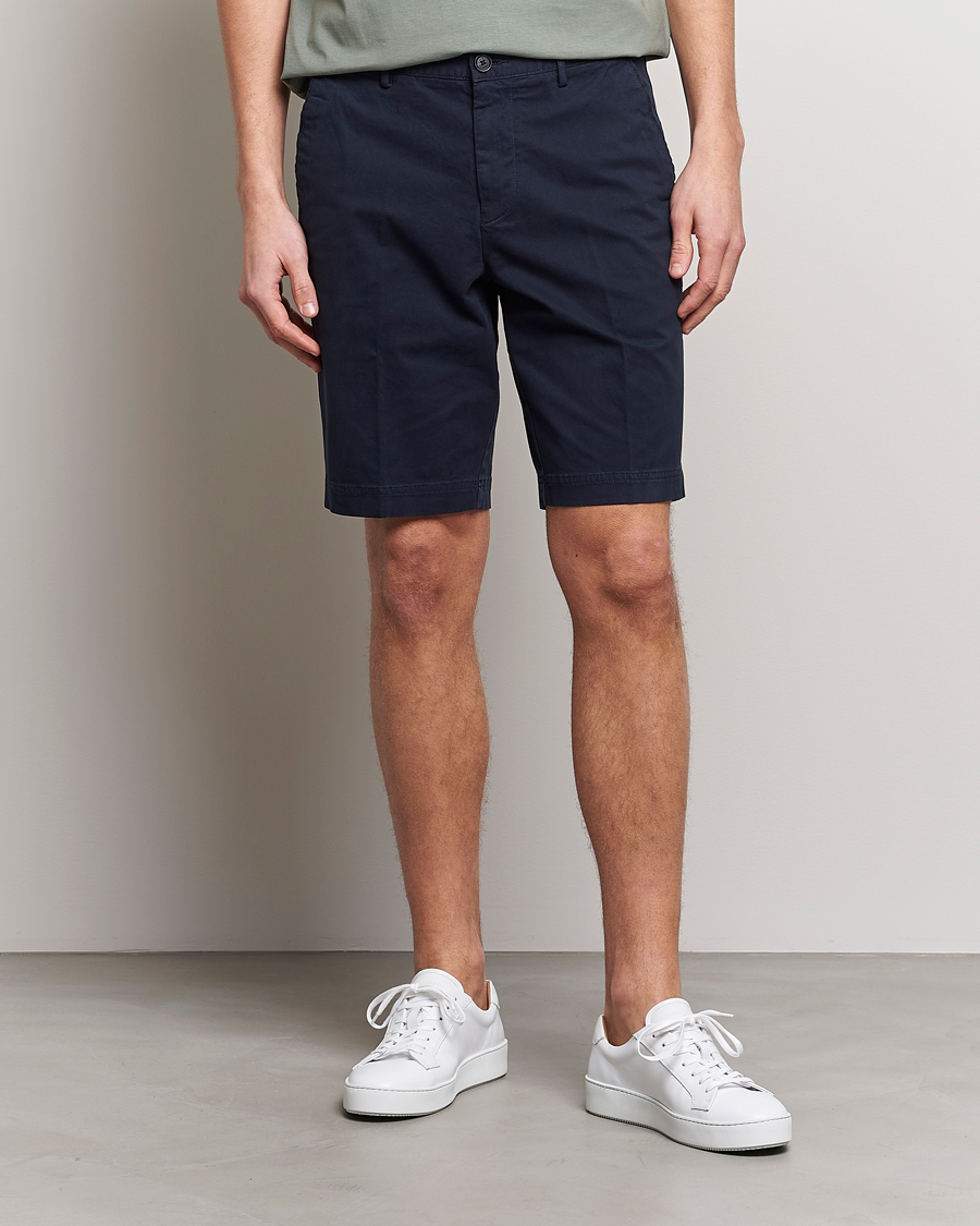 Men | Shorts | BOSS BLACK | Slice Chino Shorts Dark Blue