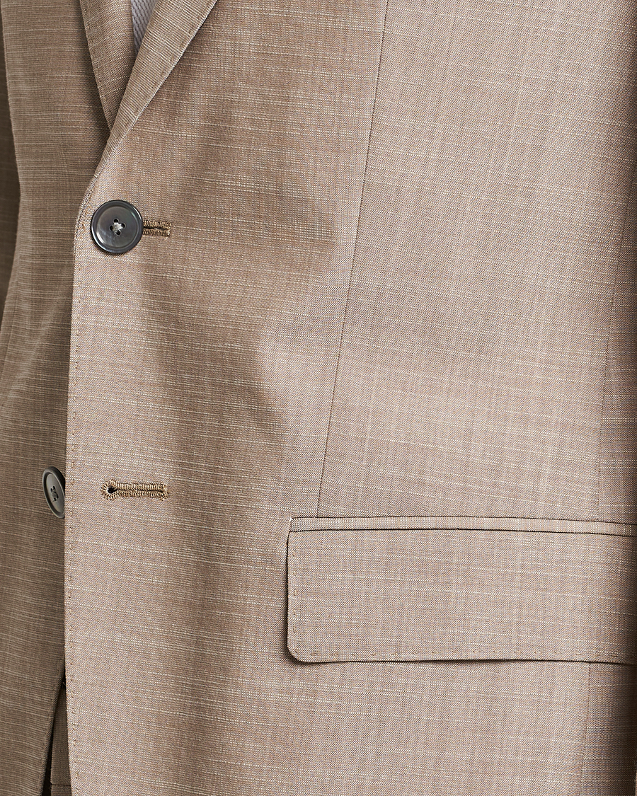 Men | Blazers | BOSS BLACK | Huge Wool/Cotton Blazer Light Beige