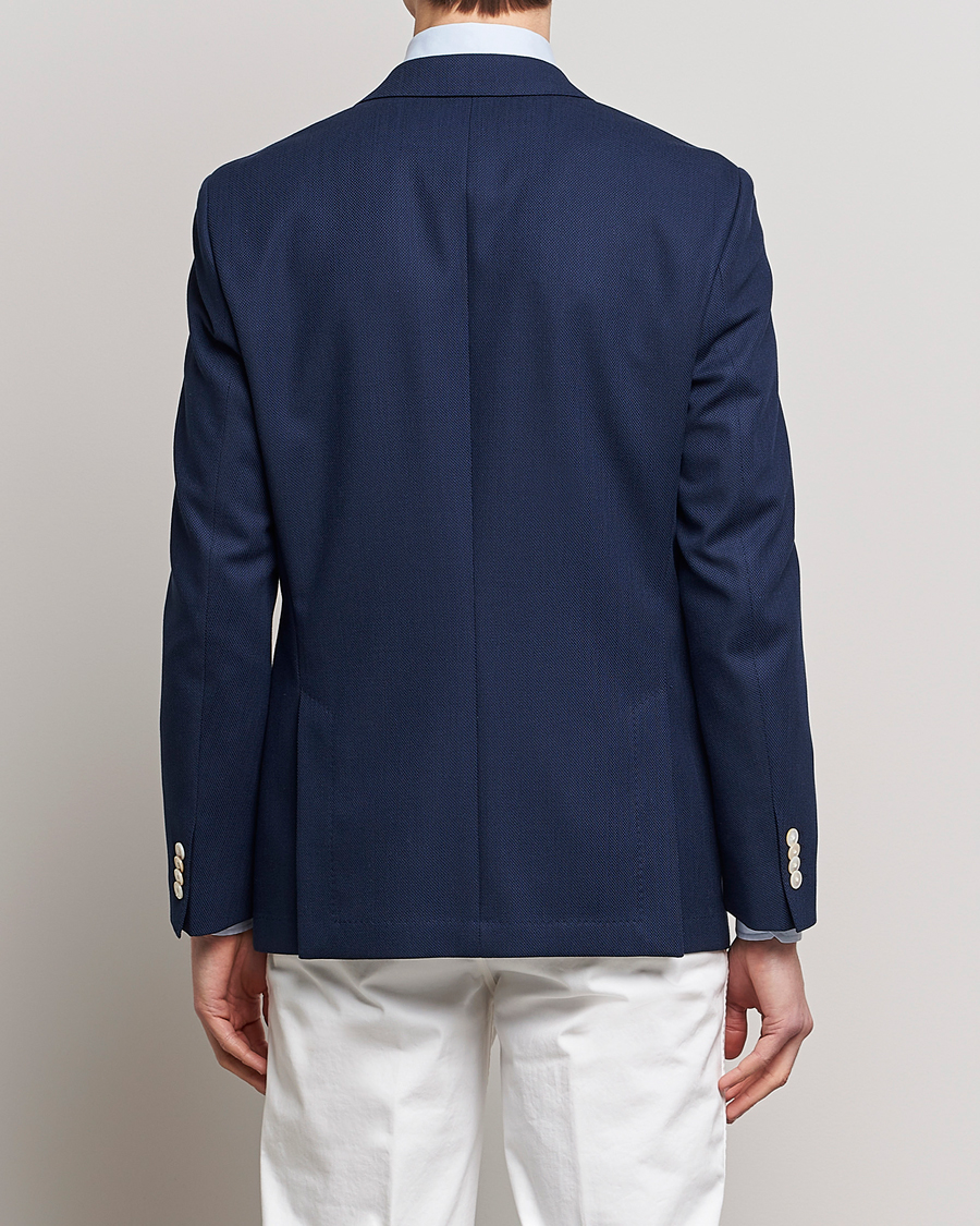 Men | Blazers | BOSS BLACK | Hutson Wool/Cotton Club Blazer Dark Blue