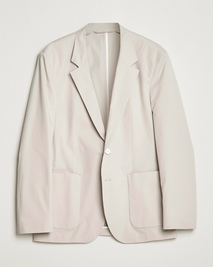 Men | Blazers | HUGO | Haero Cotton Patch Pocket Blazer Light Beiege