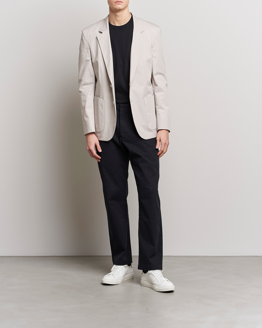 Men | Blazers | HUGO | Haero Cotton Patch Pocket Blazer Light Beiege