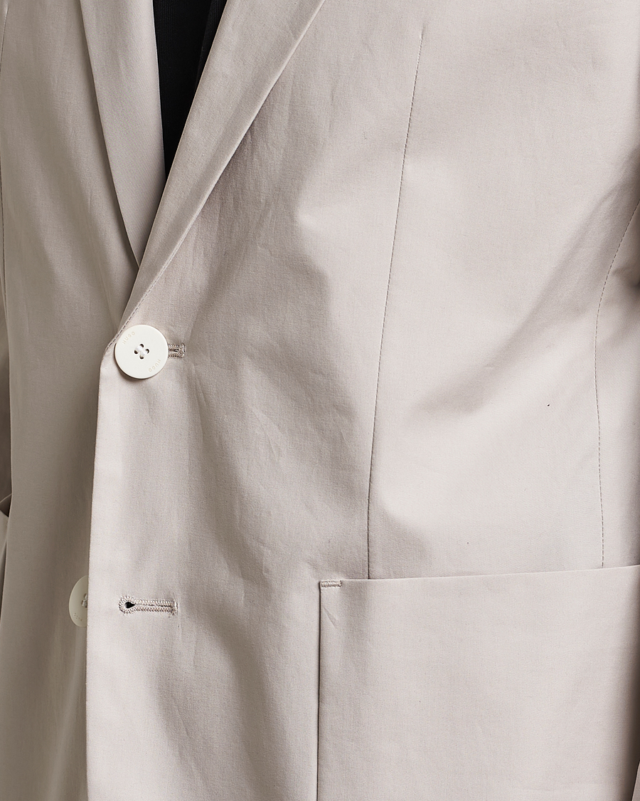 Men | Blazers | HUGO | Haero Cotton Patch Pocket Blazer Light Beiege