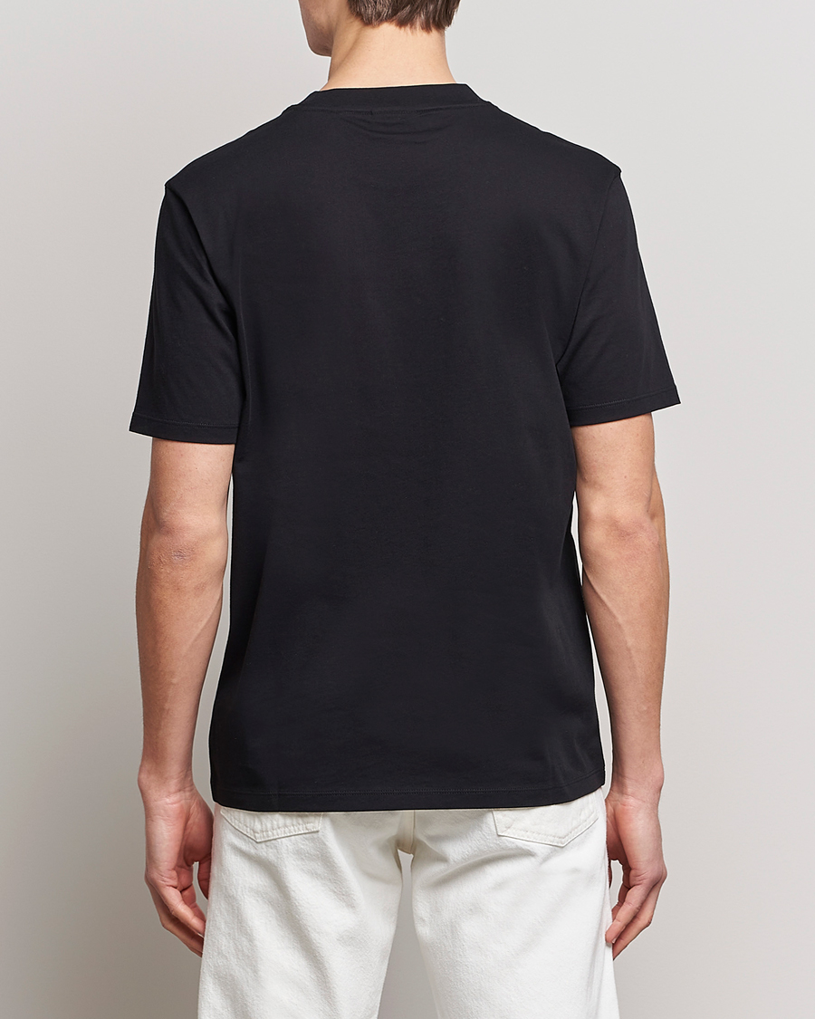 Men | T-Shirts | HUGO | Ducky Printed Crew Neck T-Shirt Black