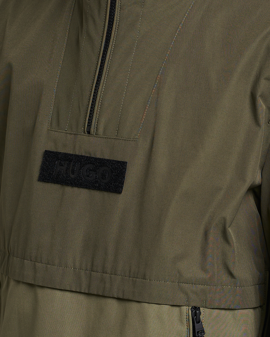Men | Coats & Jackets | HUGO | Breaker Anorak Open Green