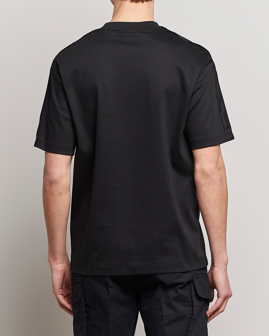 Men | T-Shirts | HUGO | Dalix Logo Crew Neck T-Shirt Black
