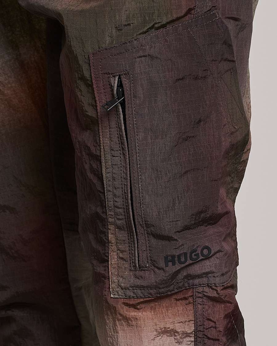 Men | Trousers | HUGO | Dale Cargo Ripstop Pants Multi