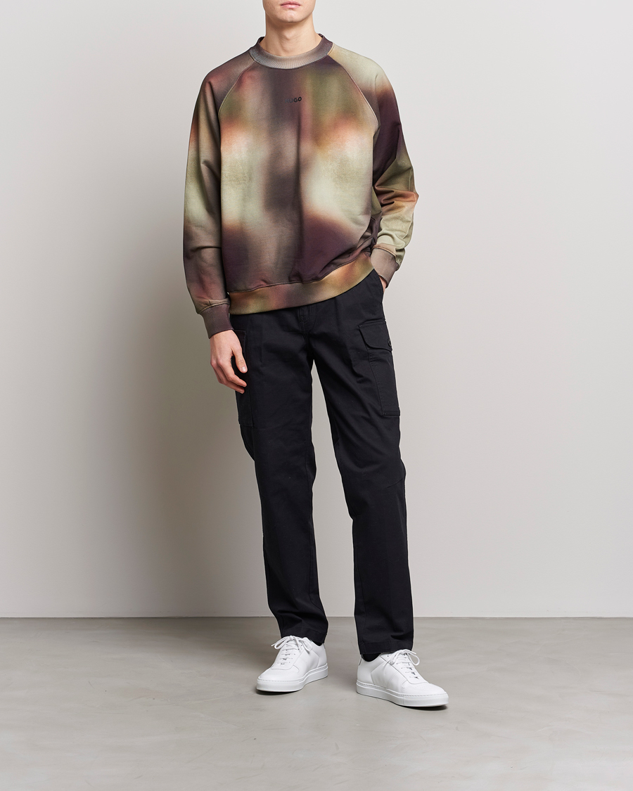 Men | Sweaters & Knitwear | HUGO | Dopiapo Camo Crew Neck Sweatshirt Multi