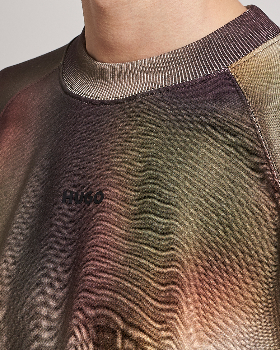 Men | Sweaters & Knitwear | HUGO | Dopiapo Camo Crew Neck Sweatshirt Multi