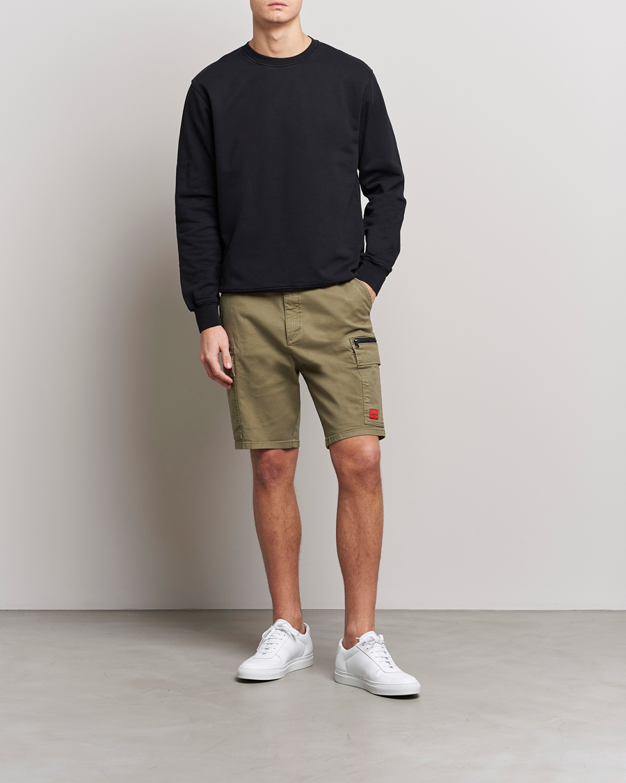 Men | Shorts | HUGO | Johny Cargo Shorts Open Green
