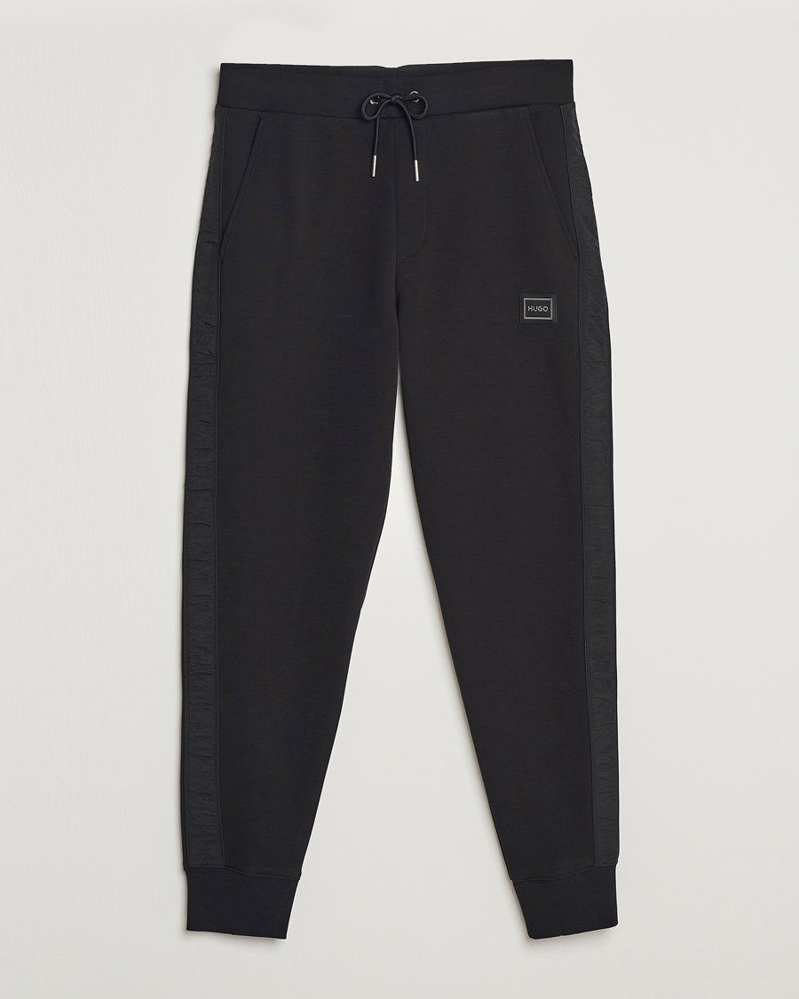 Men | Trousers | HUGO | Dimax Logo Sweatpants Black