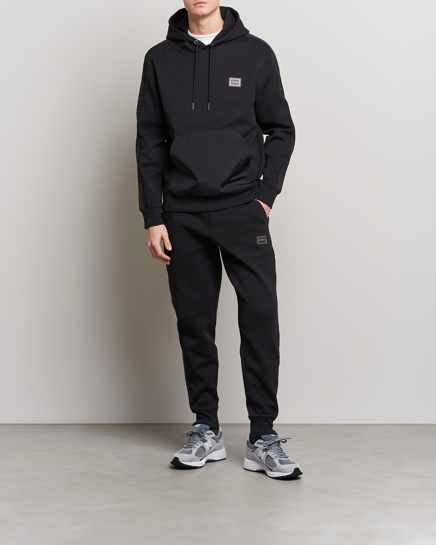 Men | Trousers | HUGO | Dimax Logo Sweatpants Black