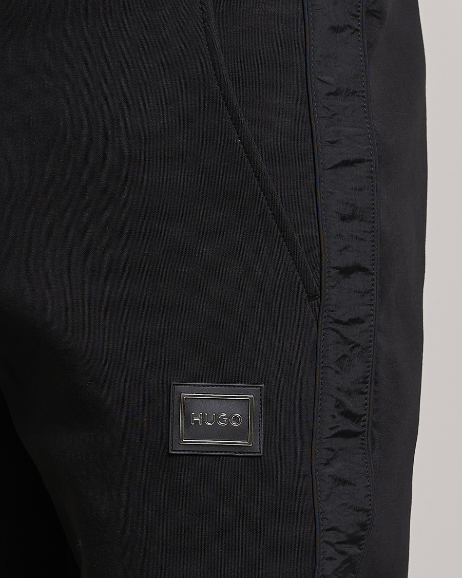 Men | Trousers | HUGO | Dimax Logo Sweatpants Black