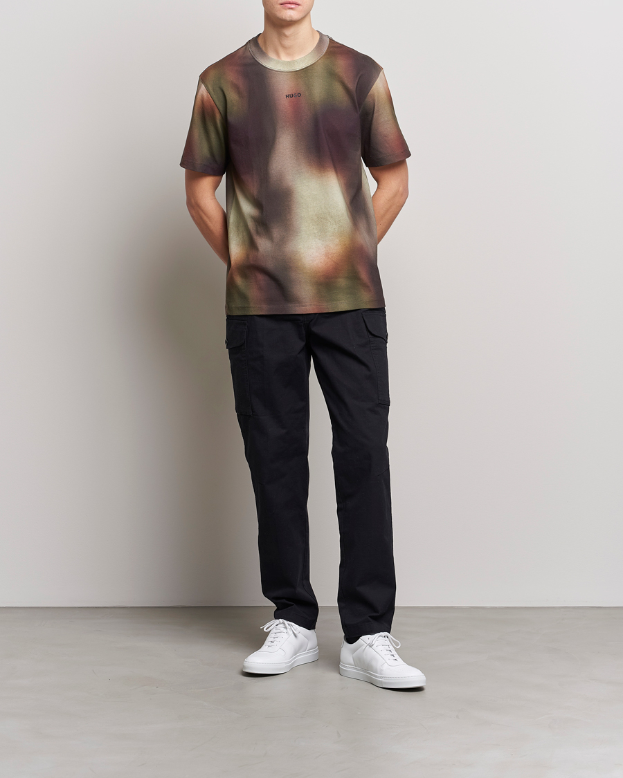 Men | T-Shirts | HUGO | Diobo Logo Crew Neck T-Shirt Multi