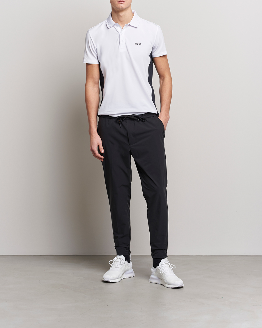 Men | Trousers | BOSS GREEN | Shinobi Mirror Sweatpants Black