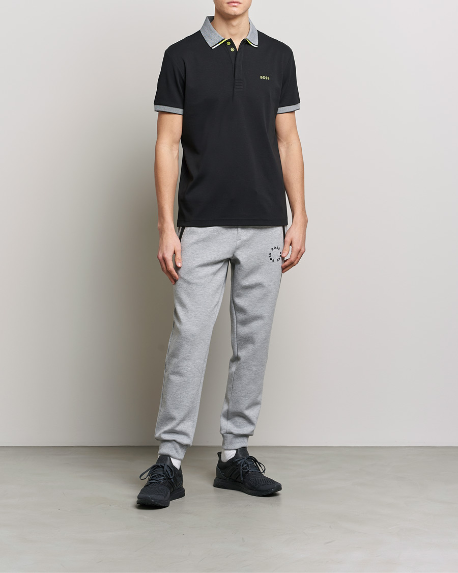 Men | Polo Shirts | BOSS GREEN | Paddy Performance Piké Black