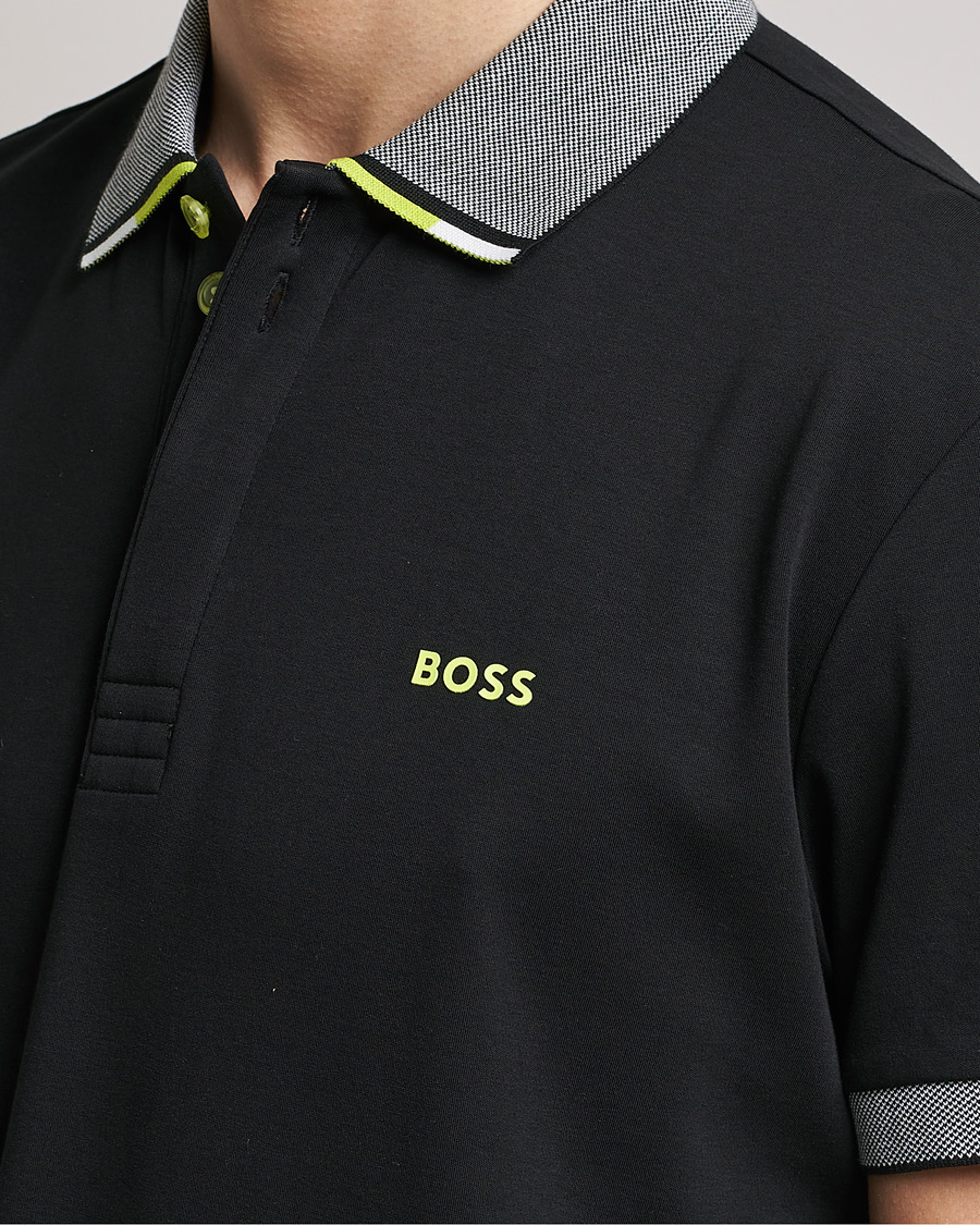 Men | Polo Shirts | BOSS GREEN | Paddy Performance Piké Black