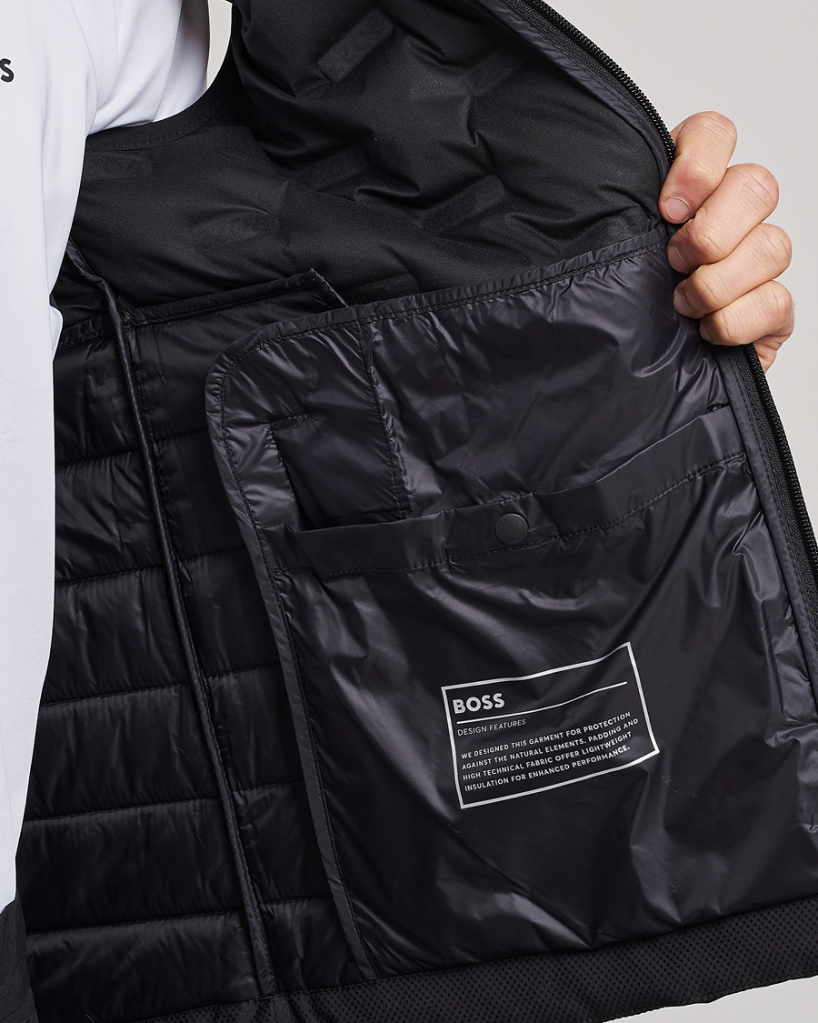 Men | Gilets | BOSS GREEN | Hellion Vest Black