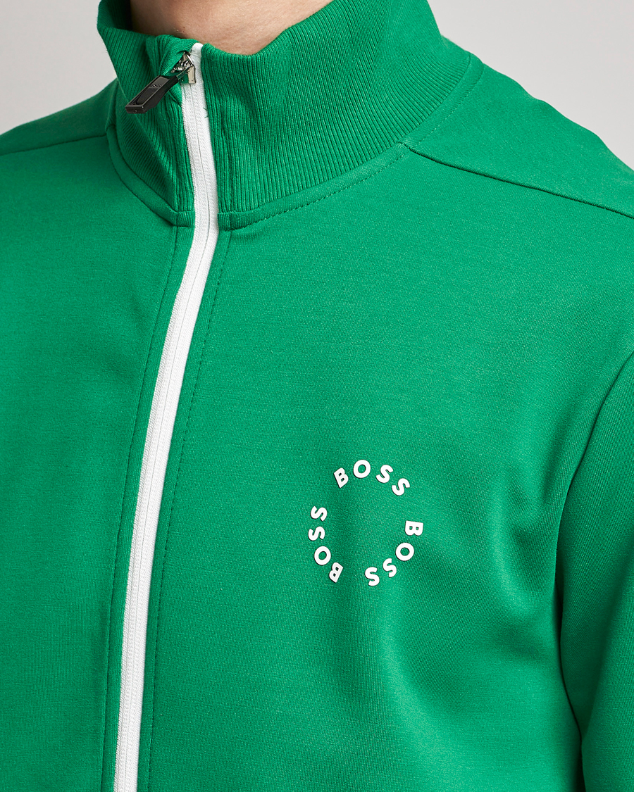 Men | Sweaters & Knitwear | BOSS GREEN | Skaz Full-Zip Open Green