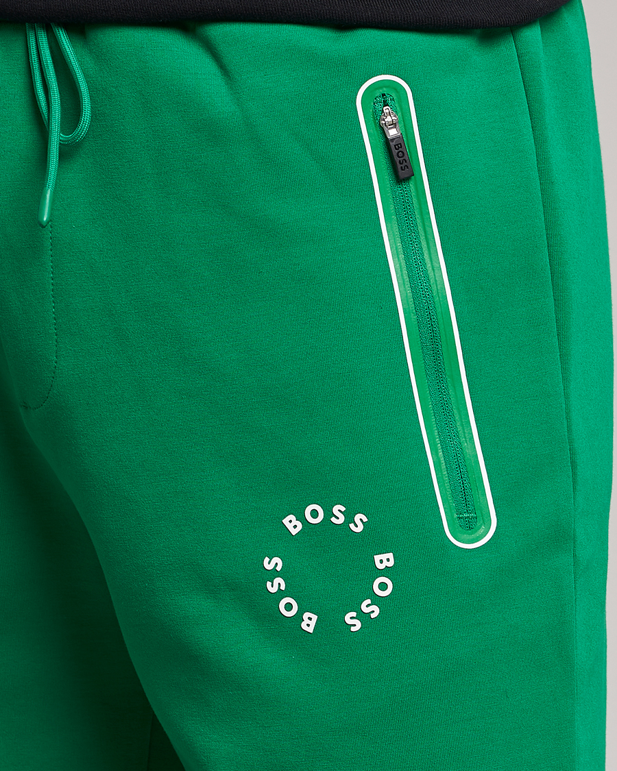 Men | Shorts | BOSS GREEN | Headlo Sweatshorts Open Green