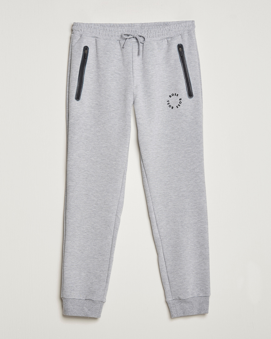 Cotton-blend Tracksuit Bottoms With Raised Circular Branding