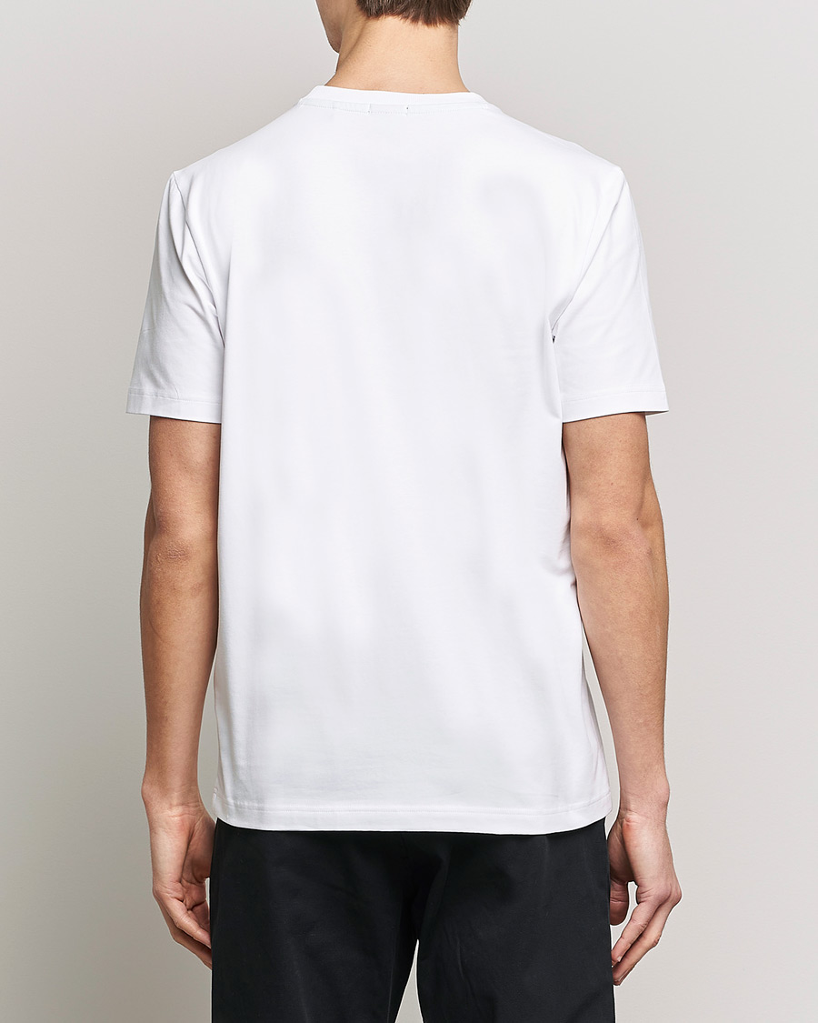 Men | T-Shirts | BOSS GREEN | Logo Crew Neck T-Shirt White