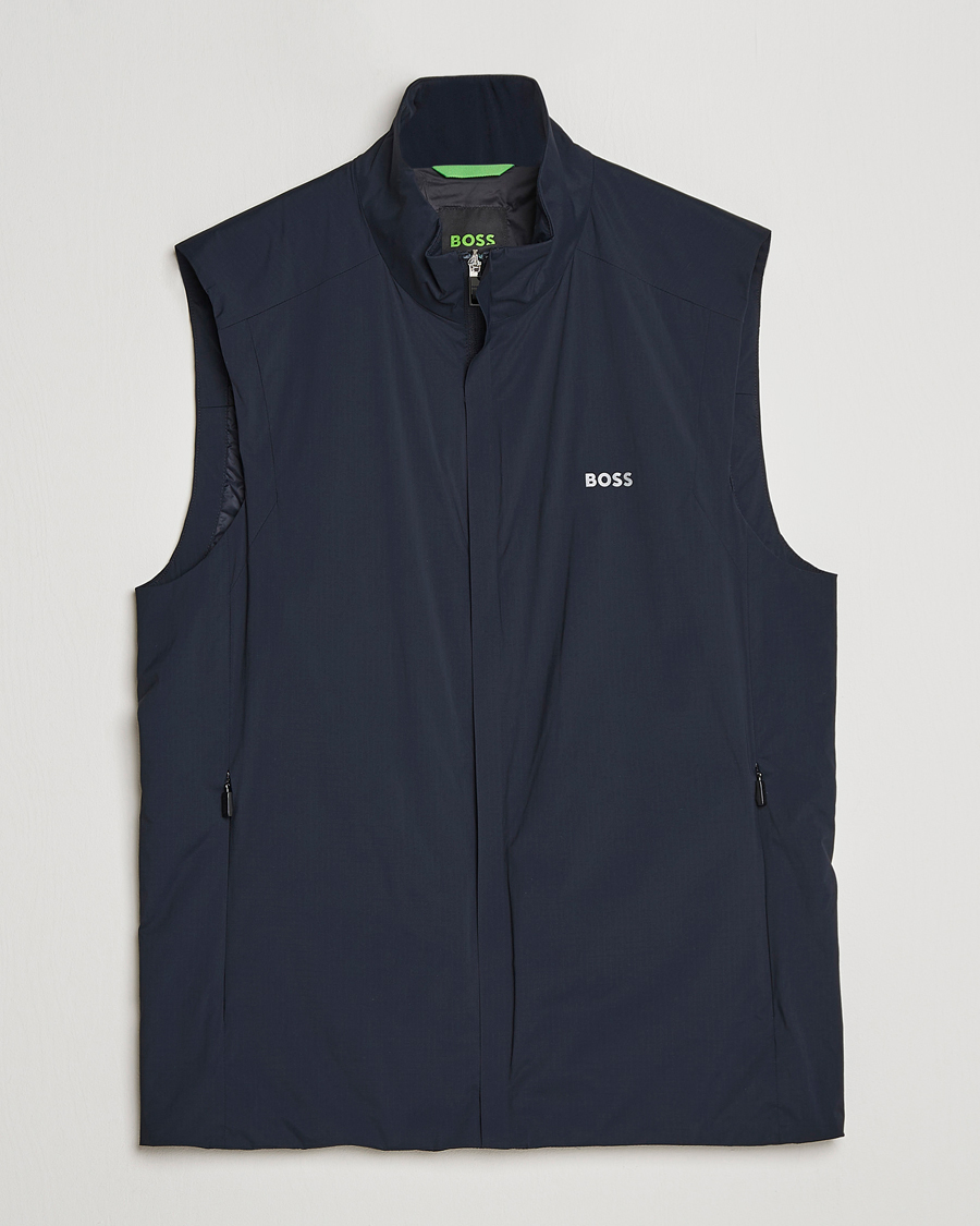 Men | Gilets | BOSS GREEN | Axis Performance Vest Dark Blue