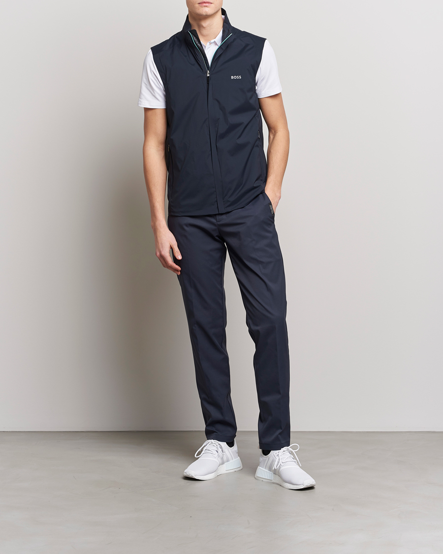Men | Gilets | BOSS GREEN | Axis Performance Vest Dark Blue