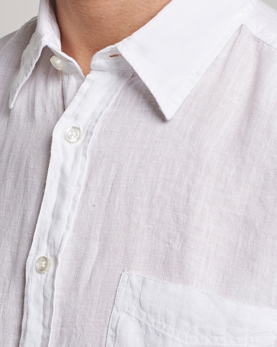 Men | Shirts | BOSS ORANGE | Relegant Linen Shirt White