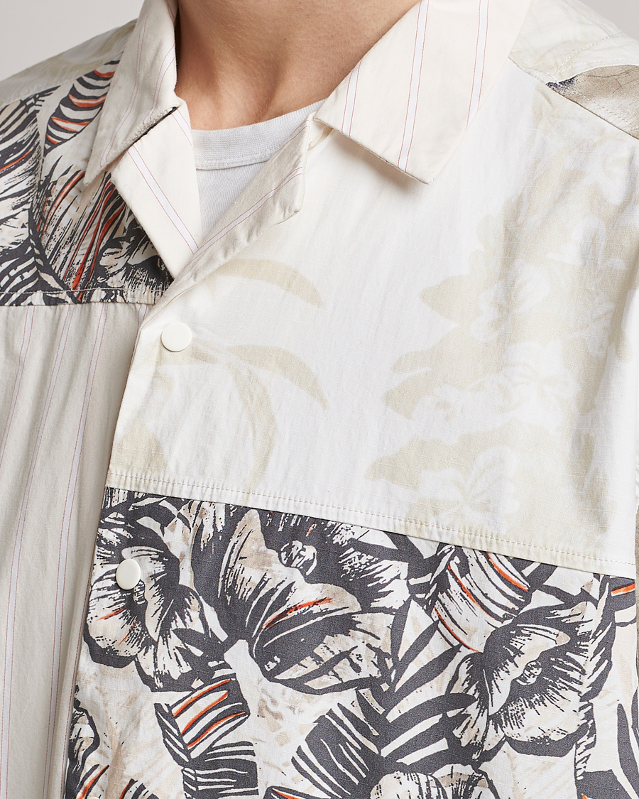 Men | Shirts | BOSS ORANGE | Lapis Resort Collar Printed Short Sleeve Shirt Bei