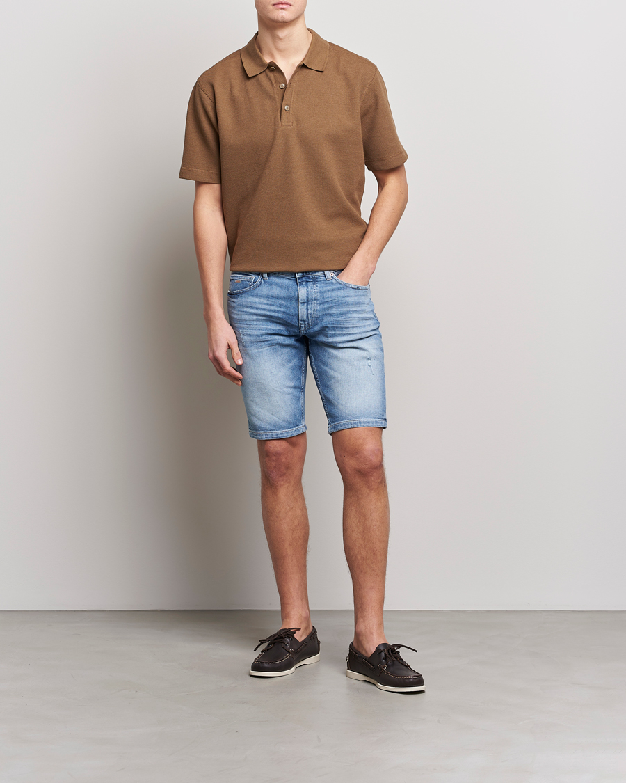 Men | Shorts | BOSS ORANGE | Delaware Denim Shorts Light Blue