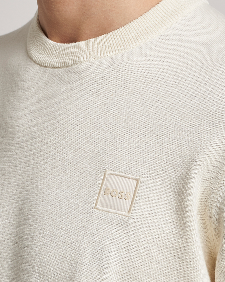 Men | Sweaters & Knitwear | BOSS ORANGE | Kanovano Knitted Sweater Light Beige