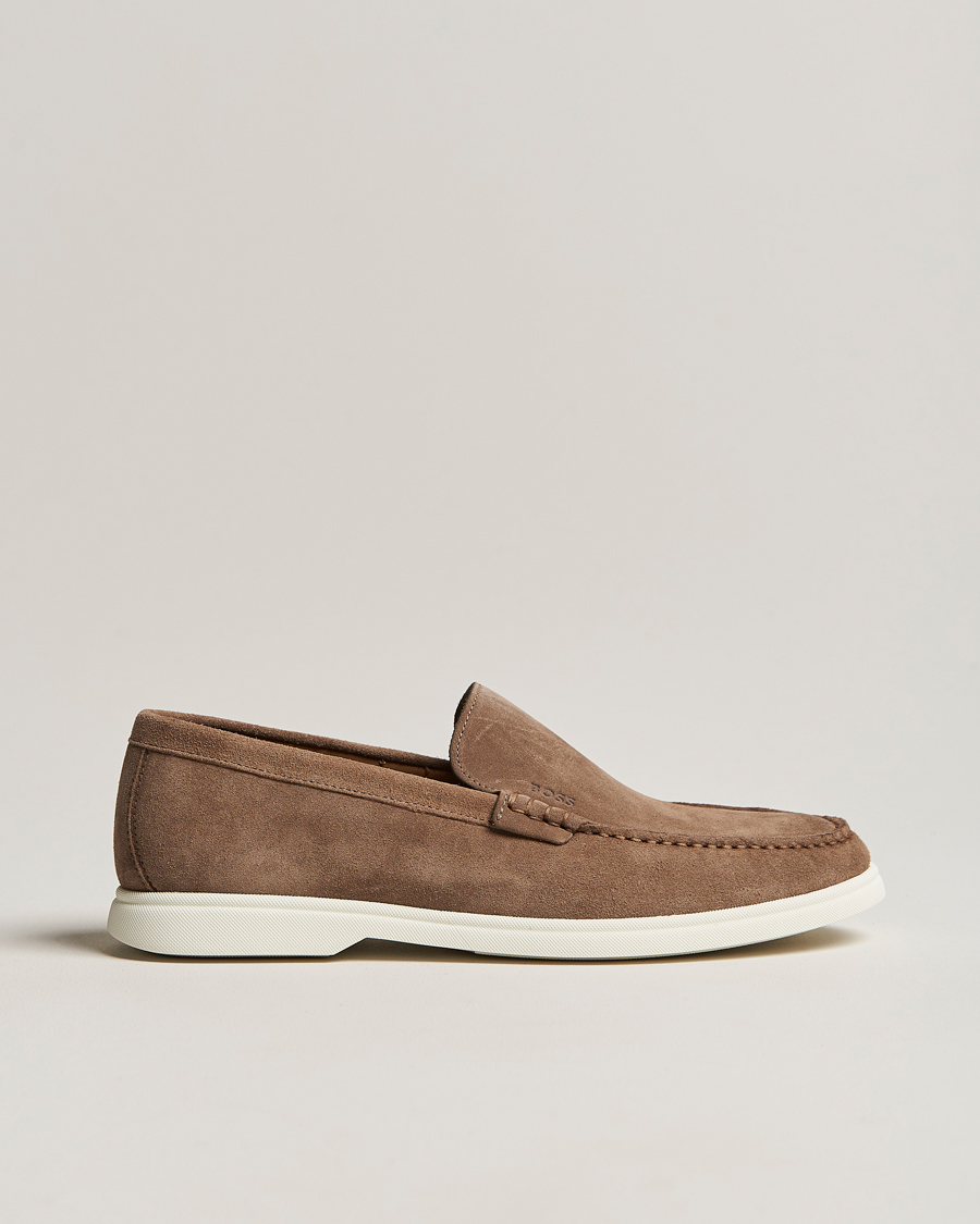 Men | Sienne Suede Loafer Medium Beige | BOSS BLACK | Sienne Suede Loafer Medium Beige
