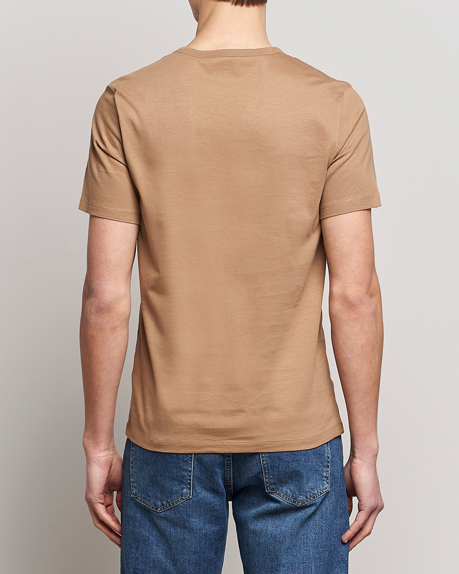 Men | T-Shirts | BOSS BLACK | 3-Pack Crew Neck T-Shirt Beige/White/Black