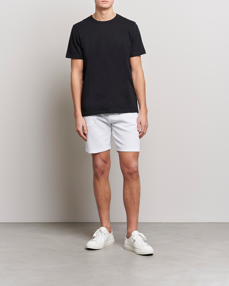 Men | Shorts | BOSS BLACK | Waffle Logo Shorts Open White