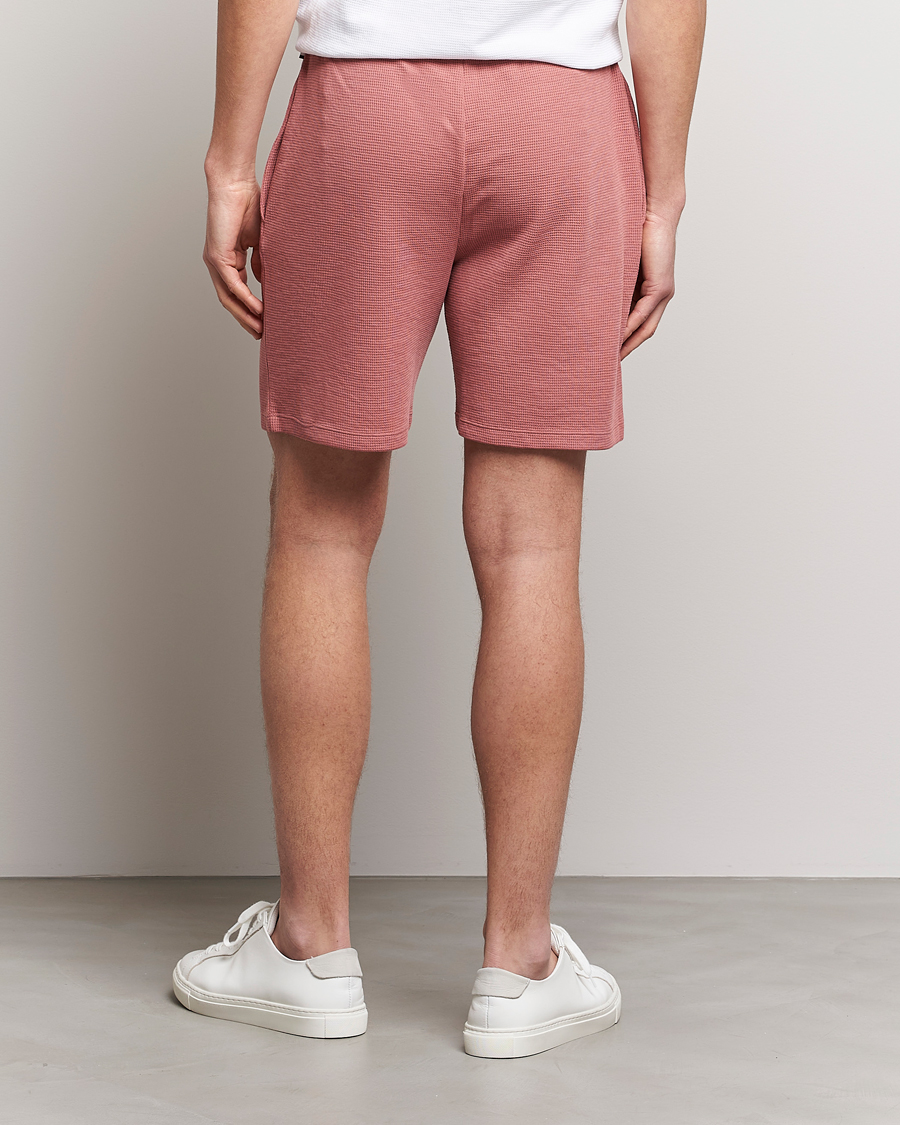Men | Shorts | BOSS BLACK | Waffle Logo Shorts Open Pink